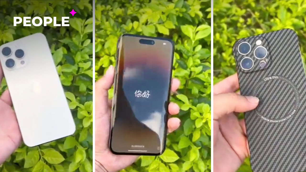 В Китае энтузиасты сделали Iphone с экраном-водопадом